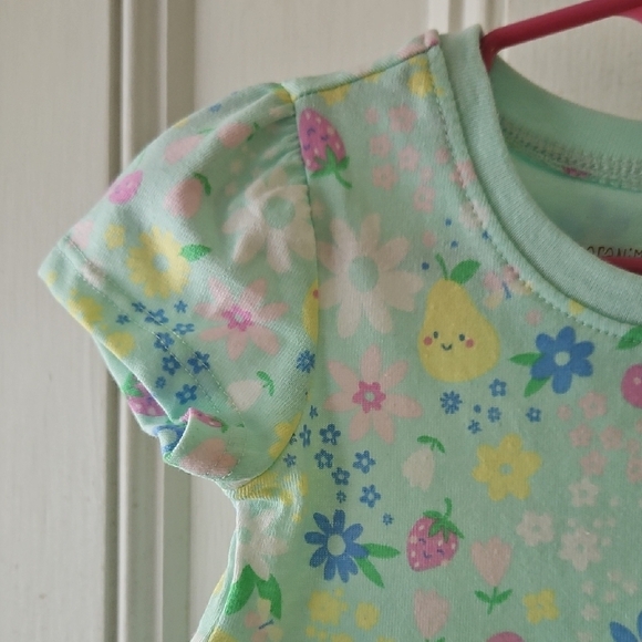 Garanimals Mint Floral Fruit Print Sundress - Picture 2 of 9